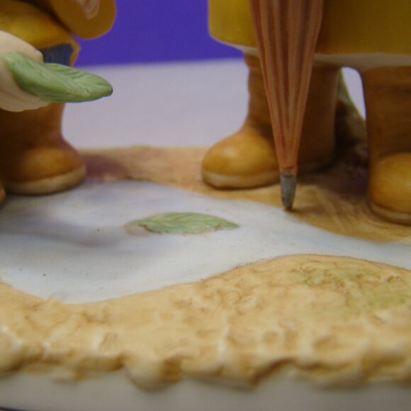 Home Interiors Denim Days Puddle Jumpers Figurine 1999 #88013-99 - Picture 7 of 16